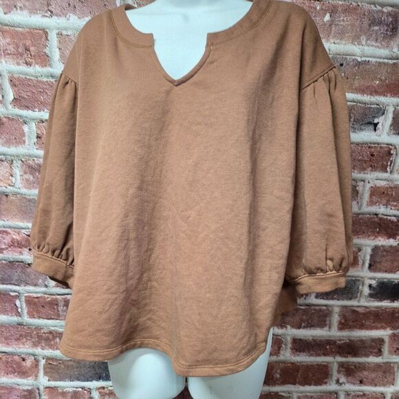 Women's A.N.A. A New Aproach Cozy Knit Top Size 0X - Picture 6 of 7
